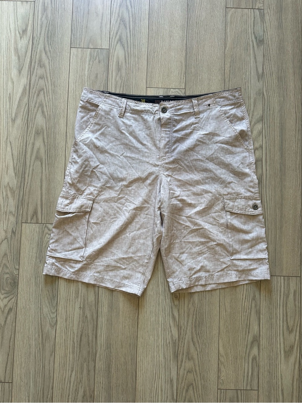 Tony Hawk Men's Light Tan Cargo Shorts